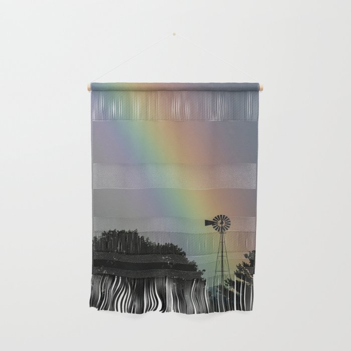 2106 - Rainbow Windmill Wall Hanging