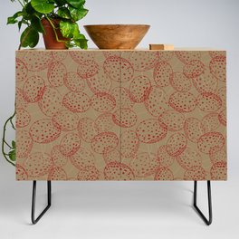 Spotted Mushrooms Credenza