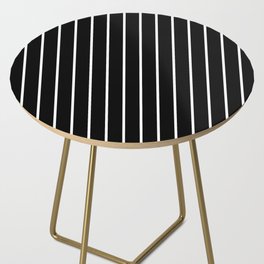 Stripes 522 Black and White Side Table