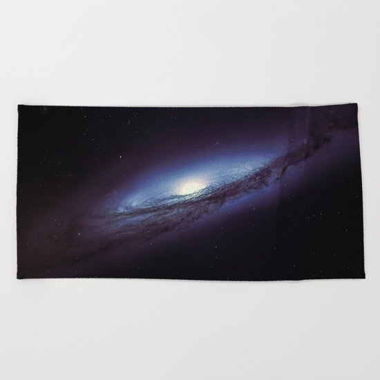 Spiral galaxy Beach Towel