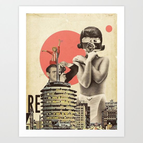 Hollywood & Vine Art Print