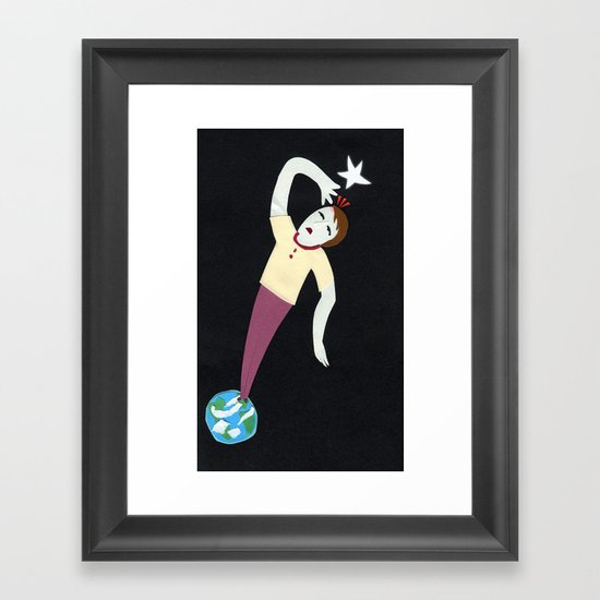 A Giant So Big Framed Art Print