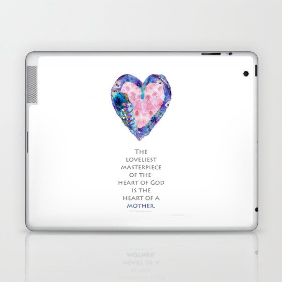 A Mother's Heart - Loving Mom Art by Sharon Cummings Laptop & iPad Skin