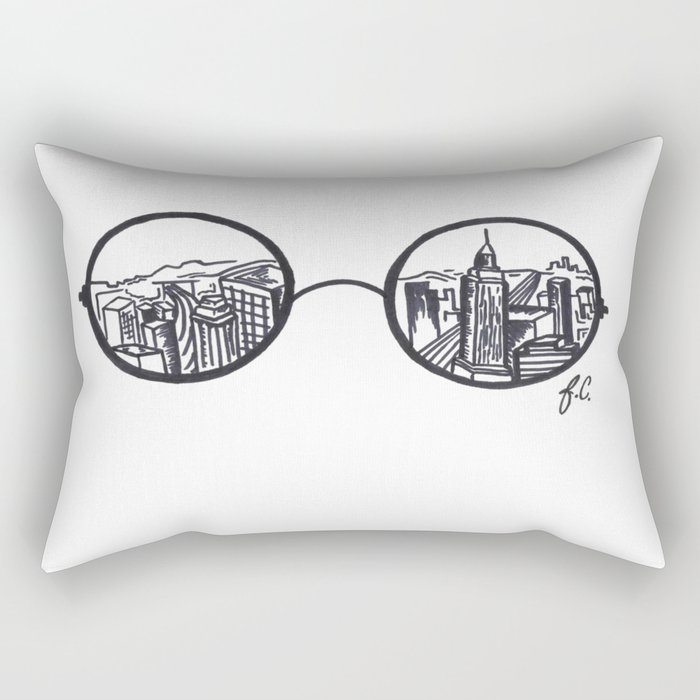 My Glasses Rectangular Pillow