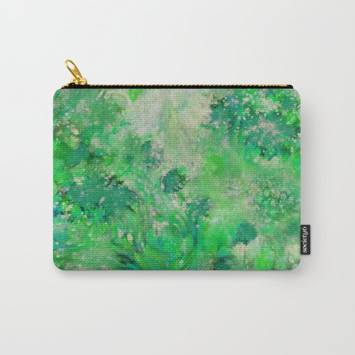 Peacefull Green Carry-All Pouch