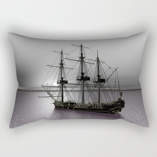 Sailing Along the Cold Sun Rectangular Pillow