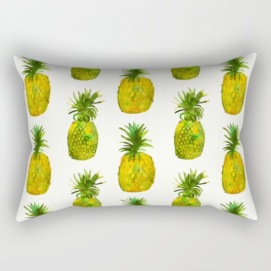 Pineapple vibes Rectangular Pillow