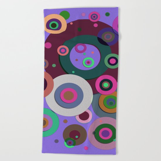 Op Art #12 Beach Towel