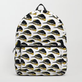 Black-Backed Woodpecker Backpack | Blackmarker, Woodpecker, Montana, Bird, Drawing, Colored Pencil, Missoula, Prismacolor 