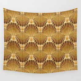 Sea Shell Symmetry // Retro Glam Wall Tapestry