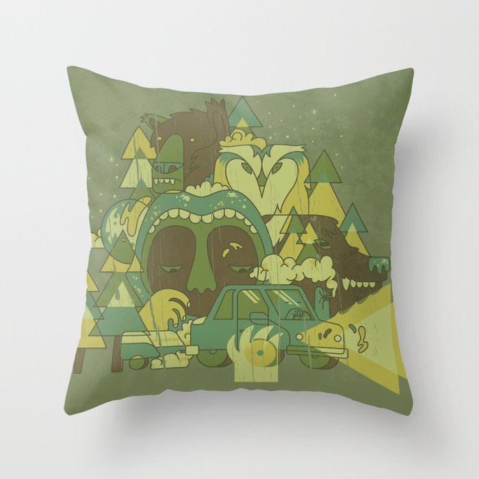 The Great Outdoors Throw Pillow