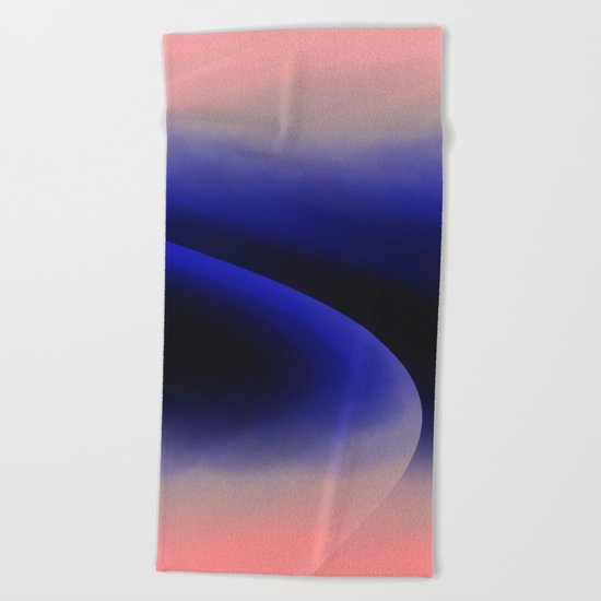 Pink abstract Beach Towel