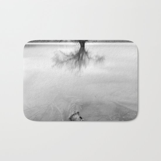 "Roots and trees..." BW Bath Mat