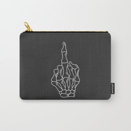 Fuck You | Skeleton Middle Finger Carry-All Pouch
