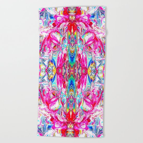 Sophisticated Psychedelic Boho II Beach Towel
