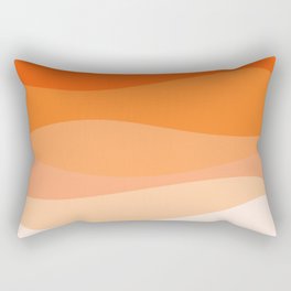 Creamsicle Dream - Abstract Rectangular Pillow
