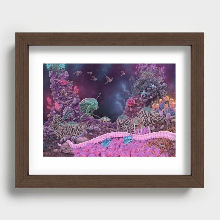 CROPPED - Garden of Unearthly Delights Recessed Framed Print
