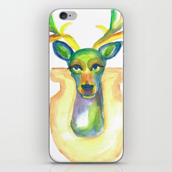 Rainbow Deer iPhone Skin