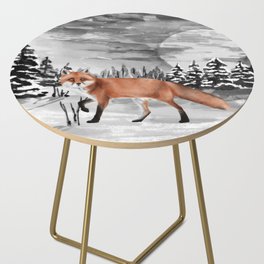 Woodland Forest 12 Fox Side Table