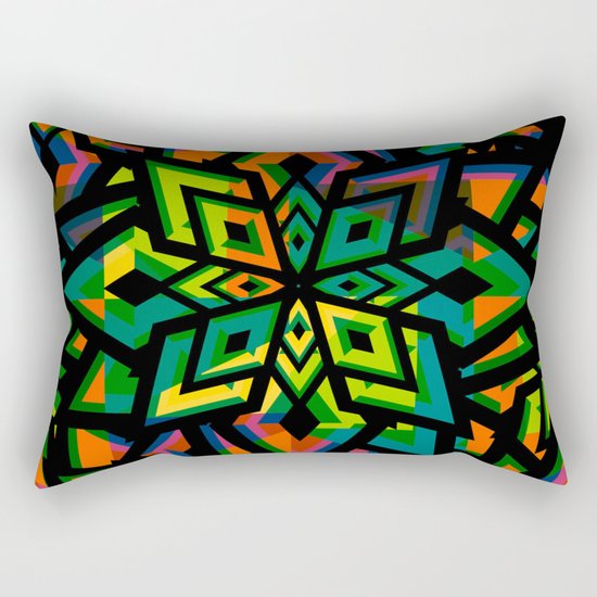 Funky flowers Rectangular Pillow
