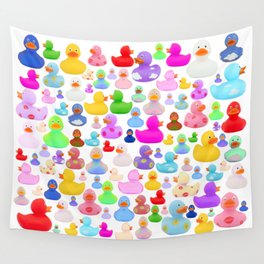Assorted Ducks Wall Tapestry