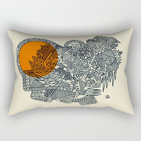 Glysko Sunset Rectangular Pillow