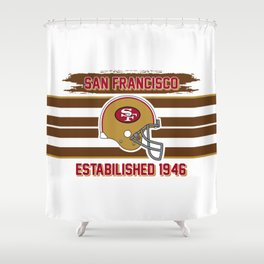 49ers Shower Curtains For Any Bathroom, San Francisco 49ers Shower Curtain
