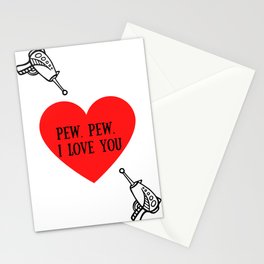 Pew. Pew. Stationery Cards