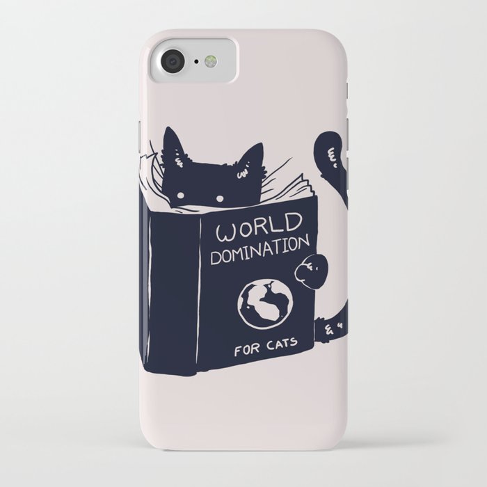 world domination for cats iphone case