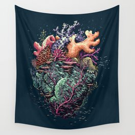 Poseidon's Heart Wall Tapestry