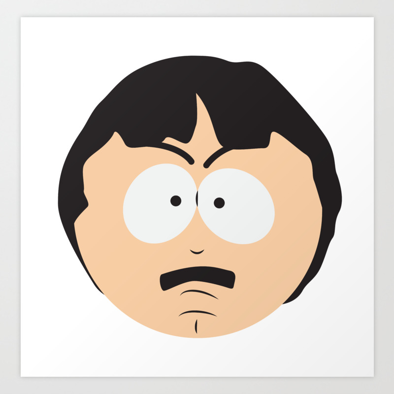 pic Angry Face Artwork randy marsh angry face art print by fanatoonic