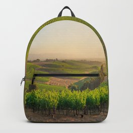 Golden Vineyard  panorama Backpack | Nature, Wine, Row, Vineyard, Agriculture, Grape, Mclarenvale, Photo, Color, Landscape 