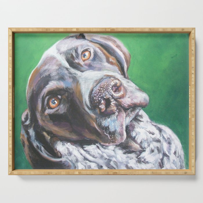 Gsp German Shorthaired Pointer Dog Portrait Art From An Original