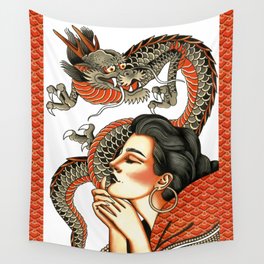 Make a wish (white background) Wall Tapestry