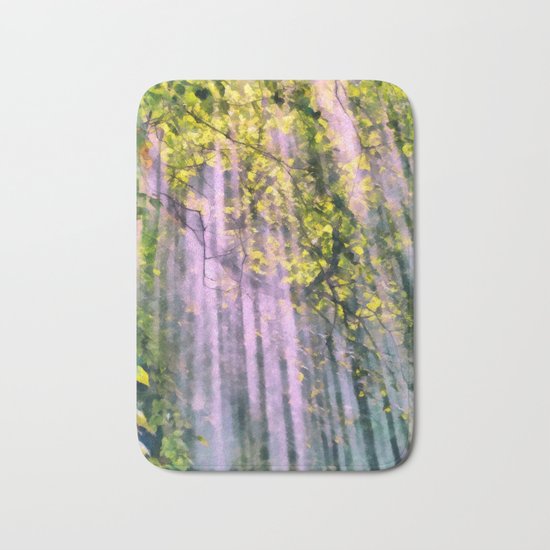 Forest light Bath Mat