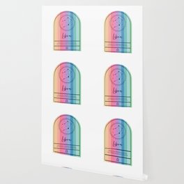 Libra Zodiac | Rainbow Stripe Wallpaper