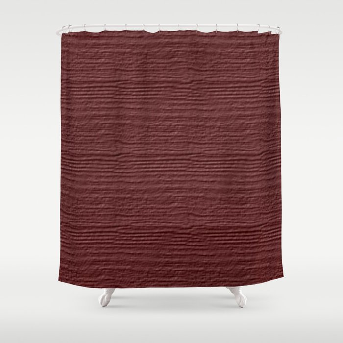 Apple Butter Wood Grain Color Accent Shower Curtain By Saravalor