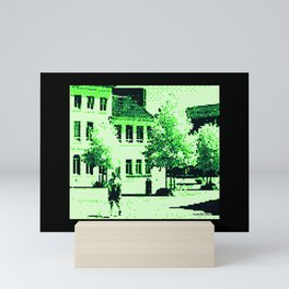 Green Square 01 Mini Art Print