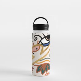 Abstract Libra Zodiac Sign Water Bottle