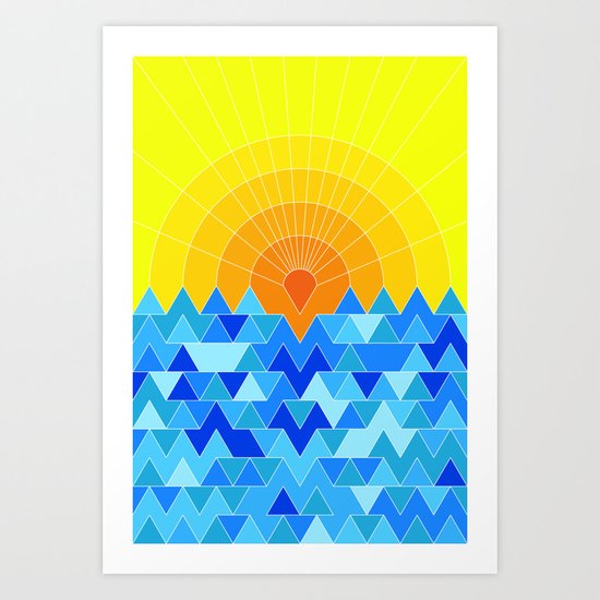 Sun & Sea Art Print