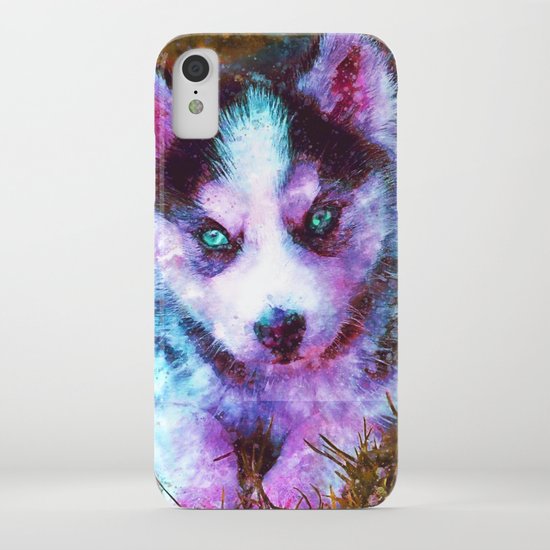 Baby Wolf Husky Puppy Cub Iphone Case By Misomiso Society6