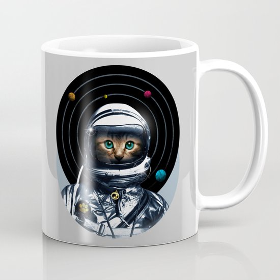 Space Kitten Coffee Mug