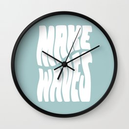 Make Waves Wall Clock