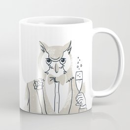 Neutral Dapper Owl Mug
