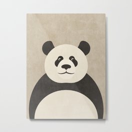 FAUNA / Panda Metal Print