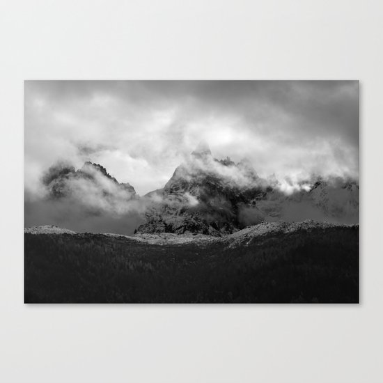 French Alps, Chamonix, France. Canvas Print
