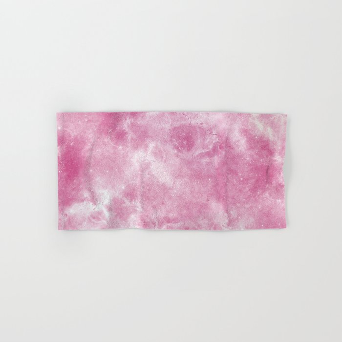 Dark Pink Nebula Hand & Bath Towel