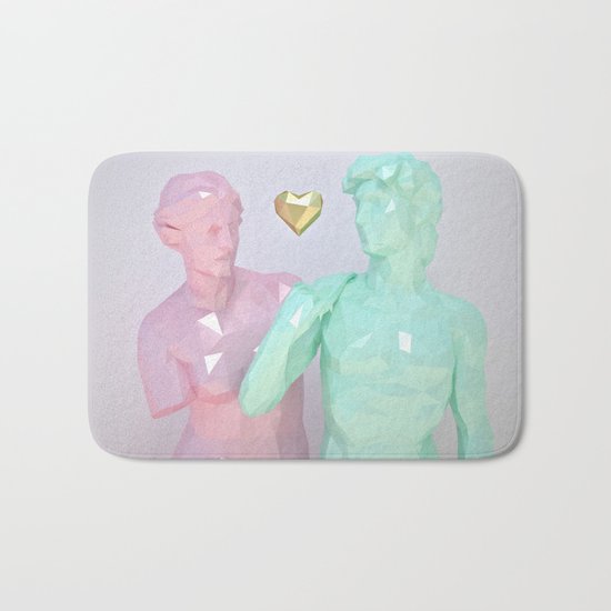 Two Lovers Bath Mat
