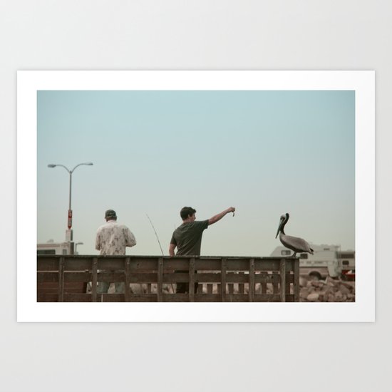 Here Birdie Birdie Birdie Art Print