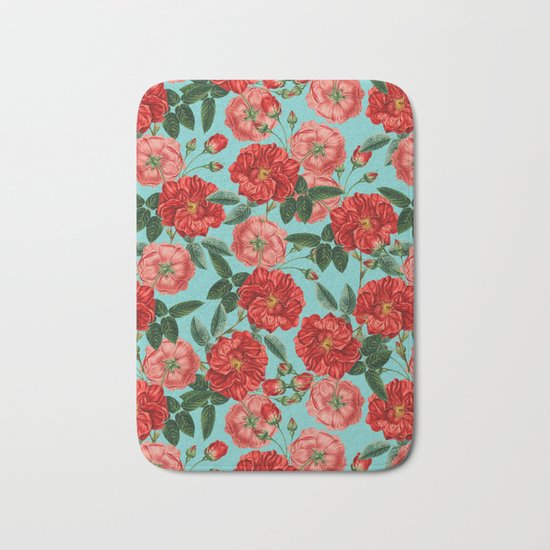 FLORAL PATTERN-05 Bath Mat